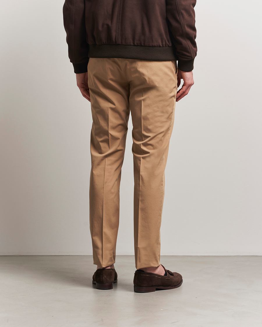 Herr | Byxor | Incotex | Slim Fit Comfort Chinos Beige