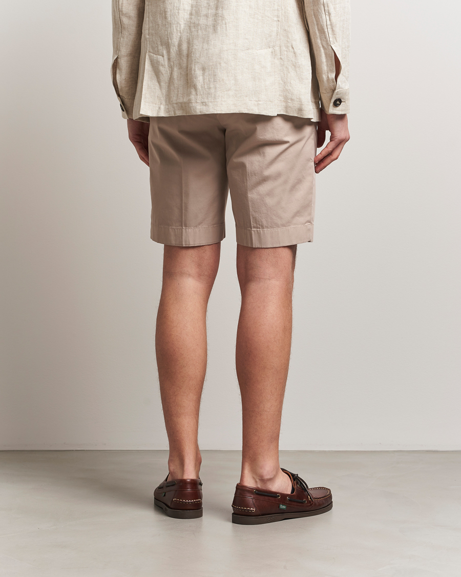 Herr | Shorts | Incotex | Cotton Comfort Shorts Light Beige