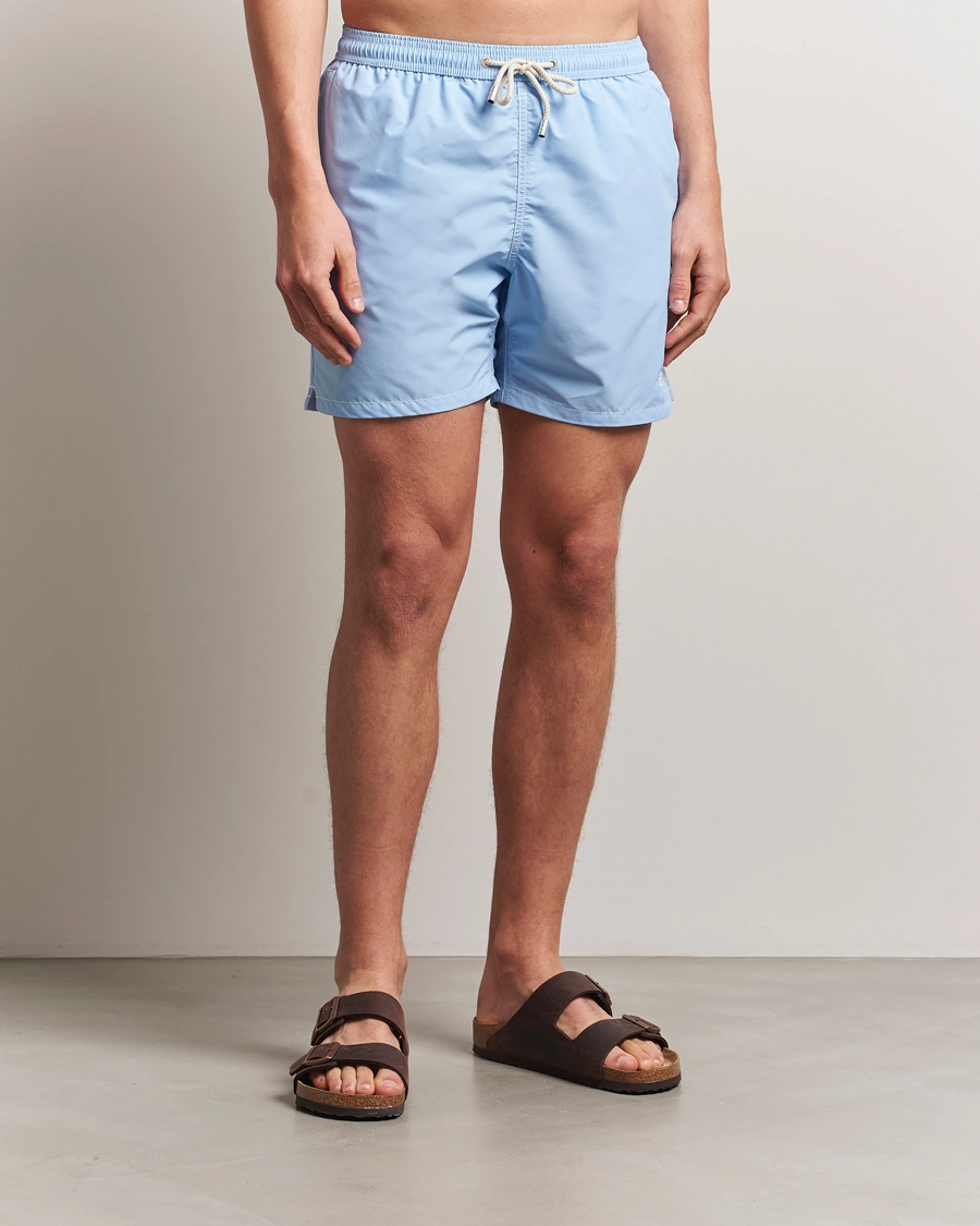 Herr | Badbyxor | MC2 Saint Barth | Nylon Swim Shorts Sky Blue
