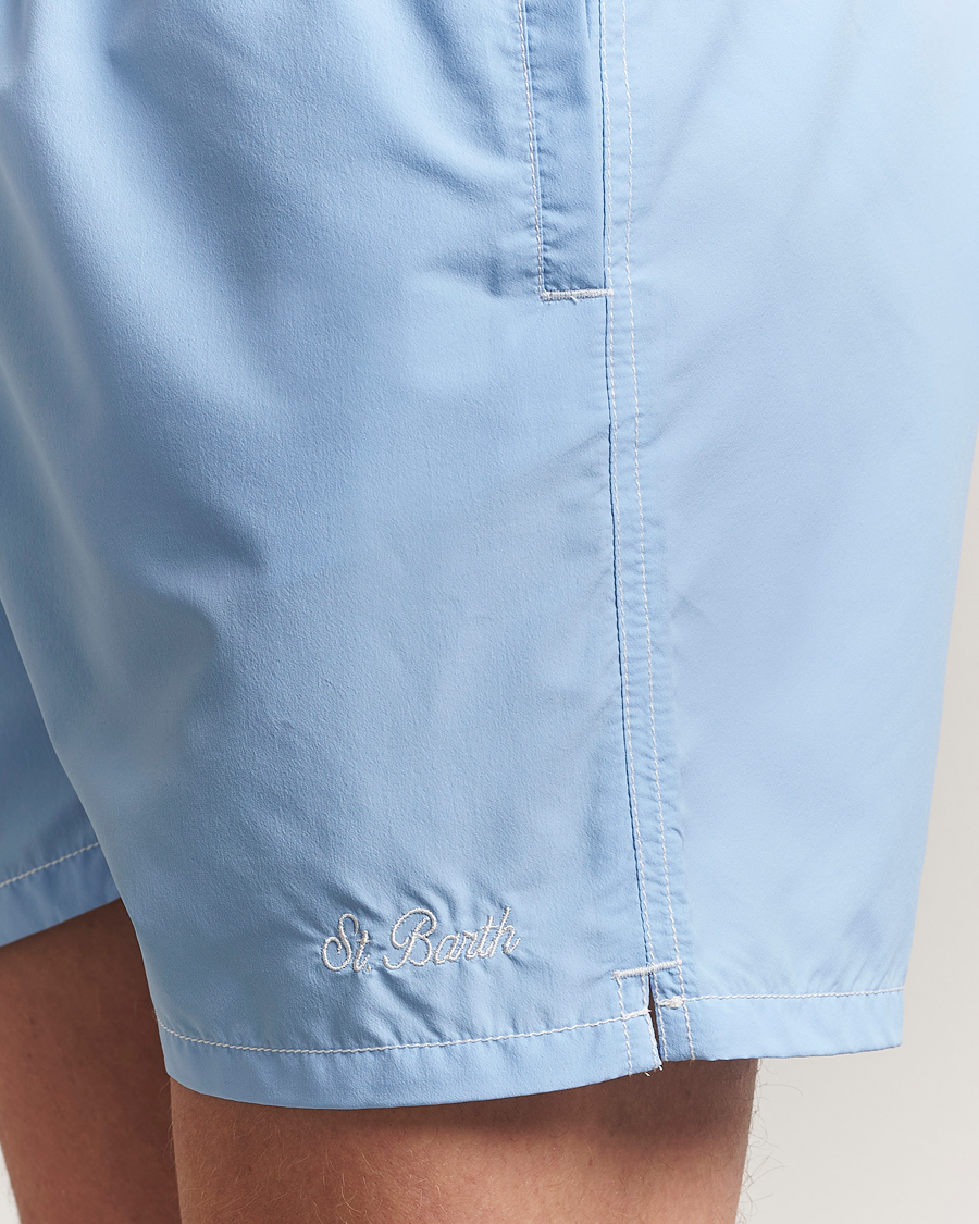 Herr | Badbyxor | MC2 Saint Barth | Nylon Swim Shorts Sky Blue
