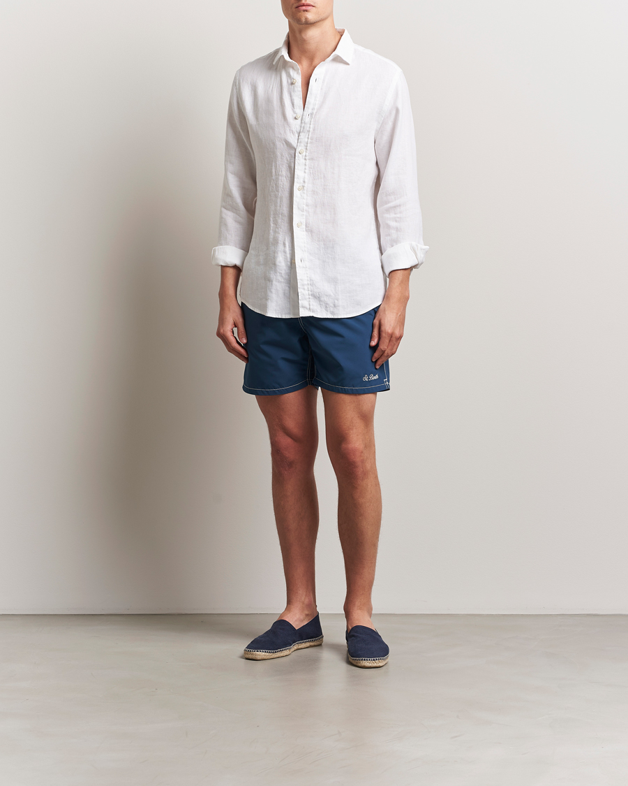 Herr | Badbyxor | MC2 Saint Barth | Nylon Swim Shorts Navy