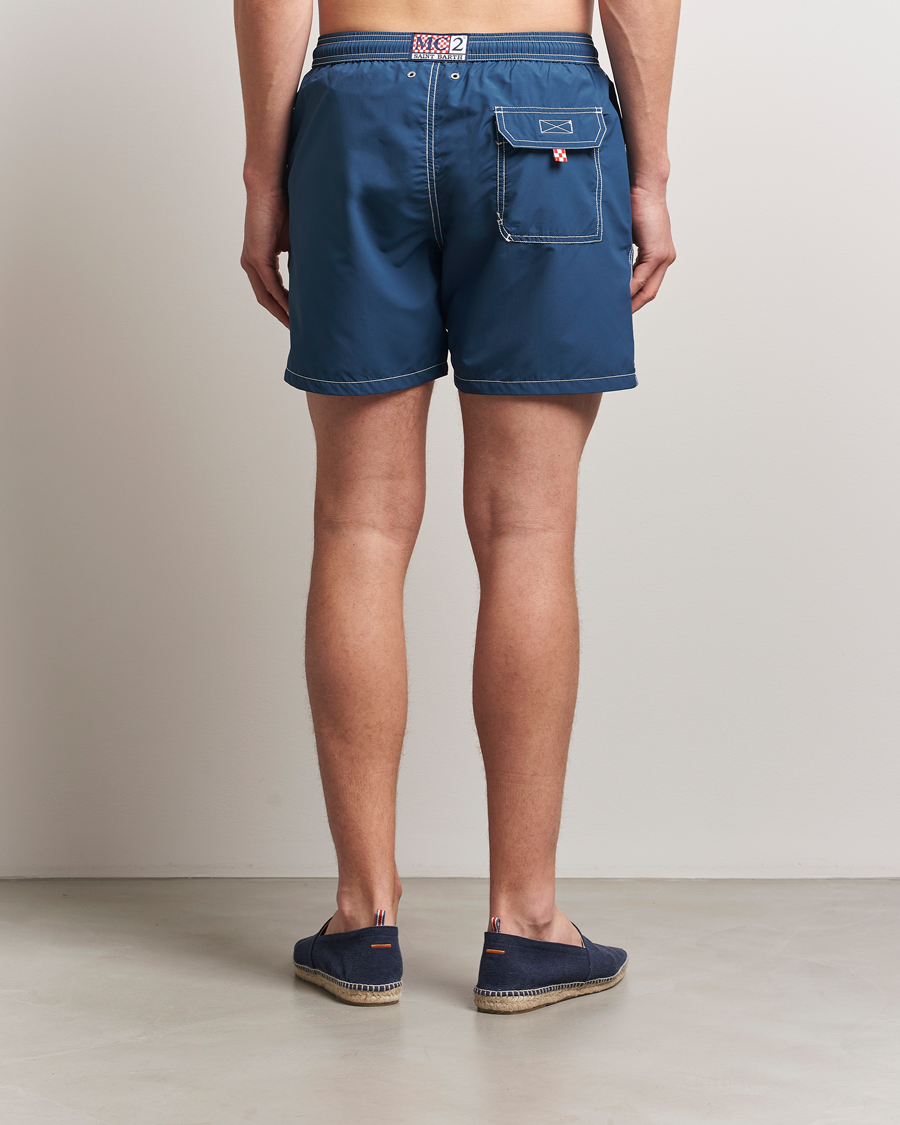 Herr | Badbyxor | MC2 Saint Barth | Nylon Swim Shorts Navy