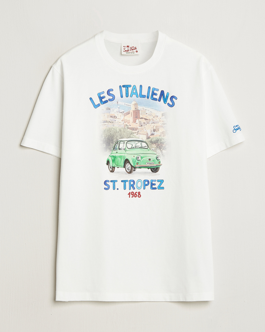 Herr | T-Shirts | MC2 Saint Barth | Printed Cotton T-Shirt Italiennes
