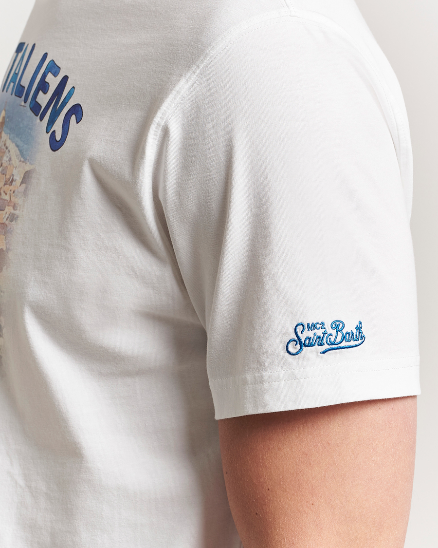 Herr | T-Shirts | MC2 Saint Barth | Printed Cotton T-Shirt Italiennes