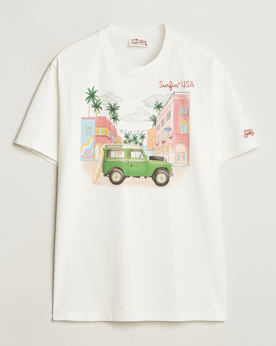 Herr | T-Shirts | MC2 Saint Barth | Printed Cotton T-Shirt Surfing USA
