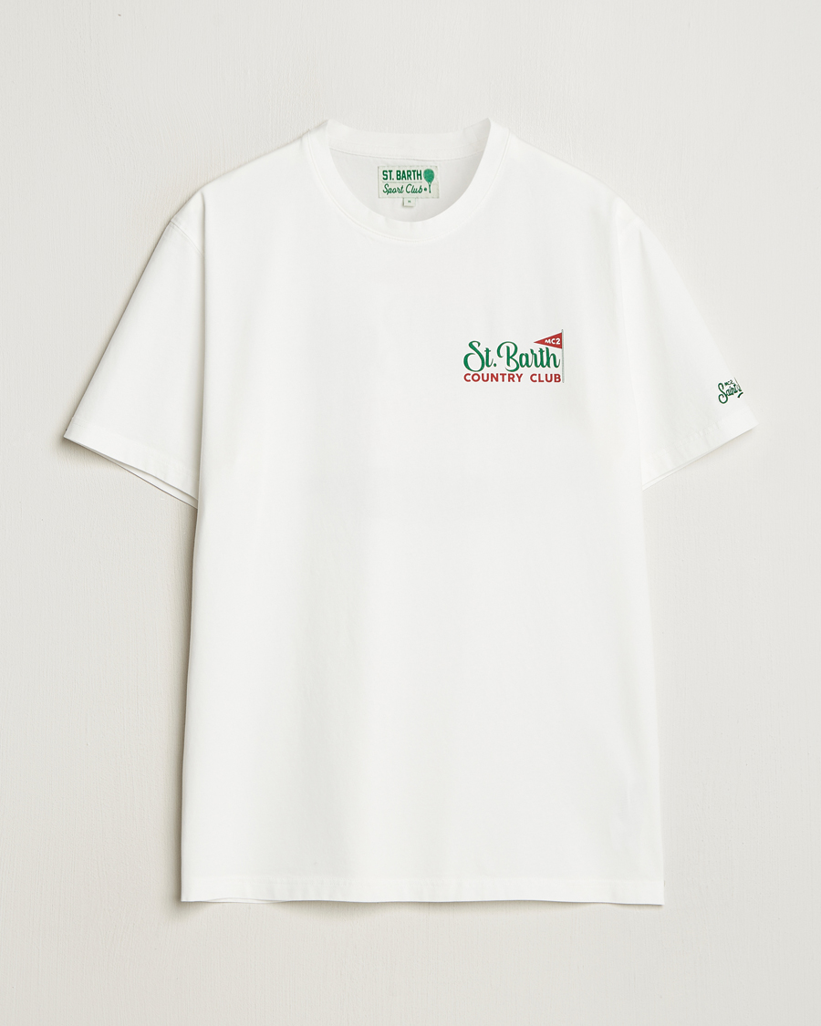 Herr | T-Shirts | MC2 Saint Barth | Printed Cotton T-Shirt Country Golf