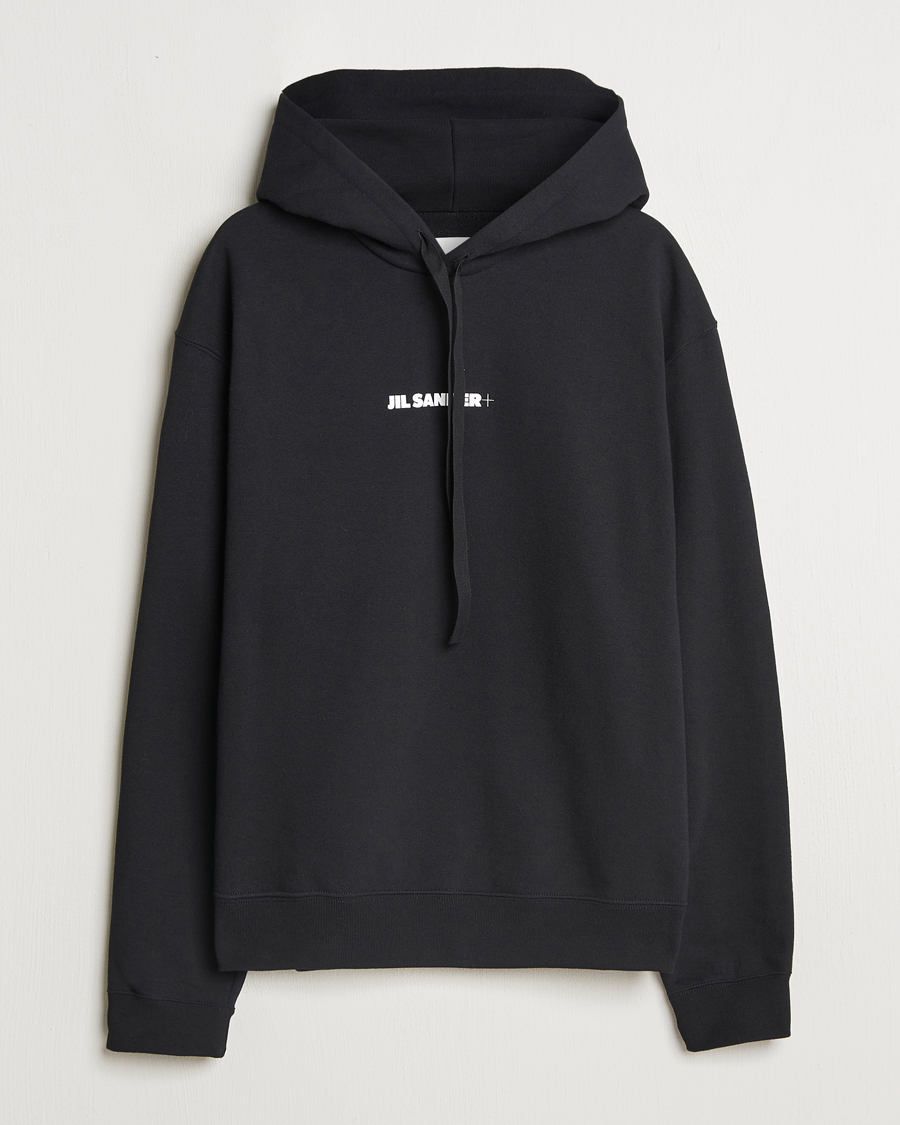 Herr | Tröjor | Jil Sander | Terry Logo Hoodie Black