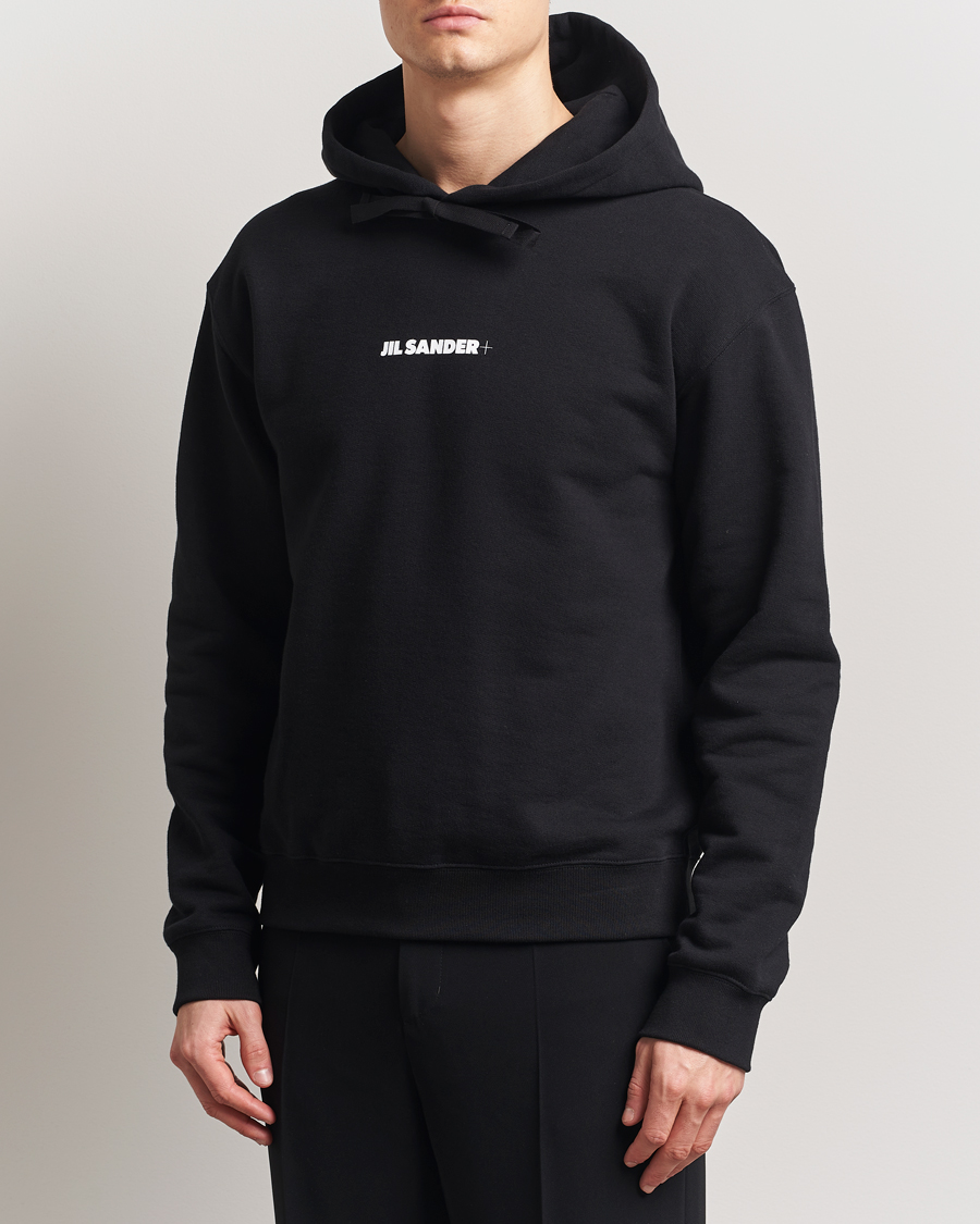 Herr | Tröjor | Jil Sander | Terry Logo Hoodie Black