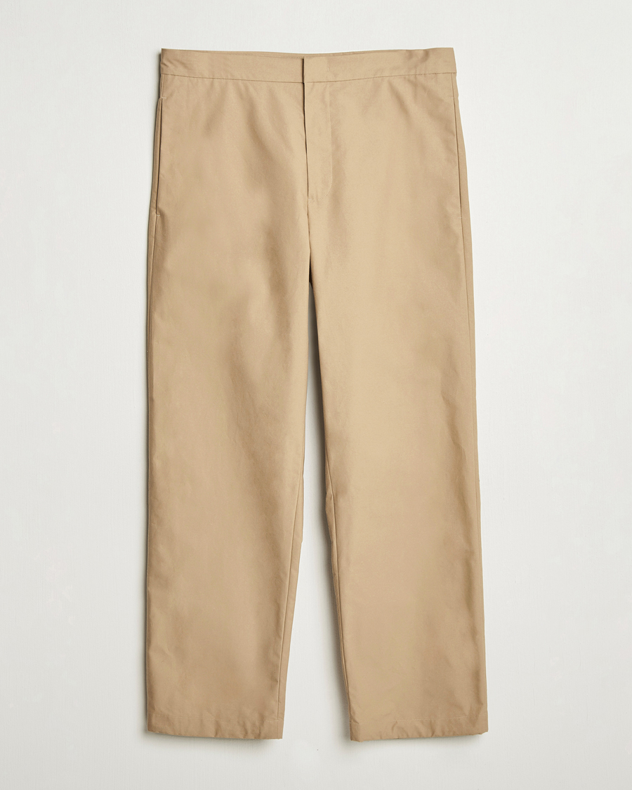 Herr | Byxor | Jil Sander | Organic Cotton Trousers Khaki
