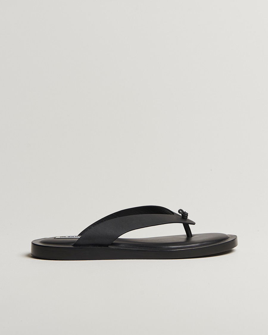 Herr | Jil Sander Leather Sandals Black | Jil Sander | Leather Sandals Black
