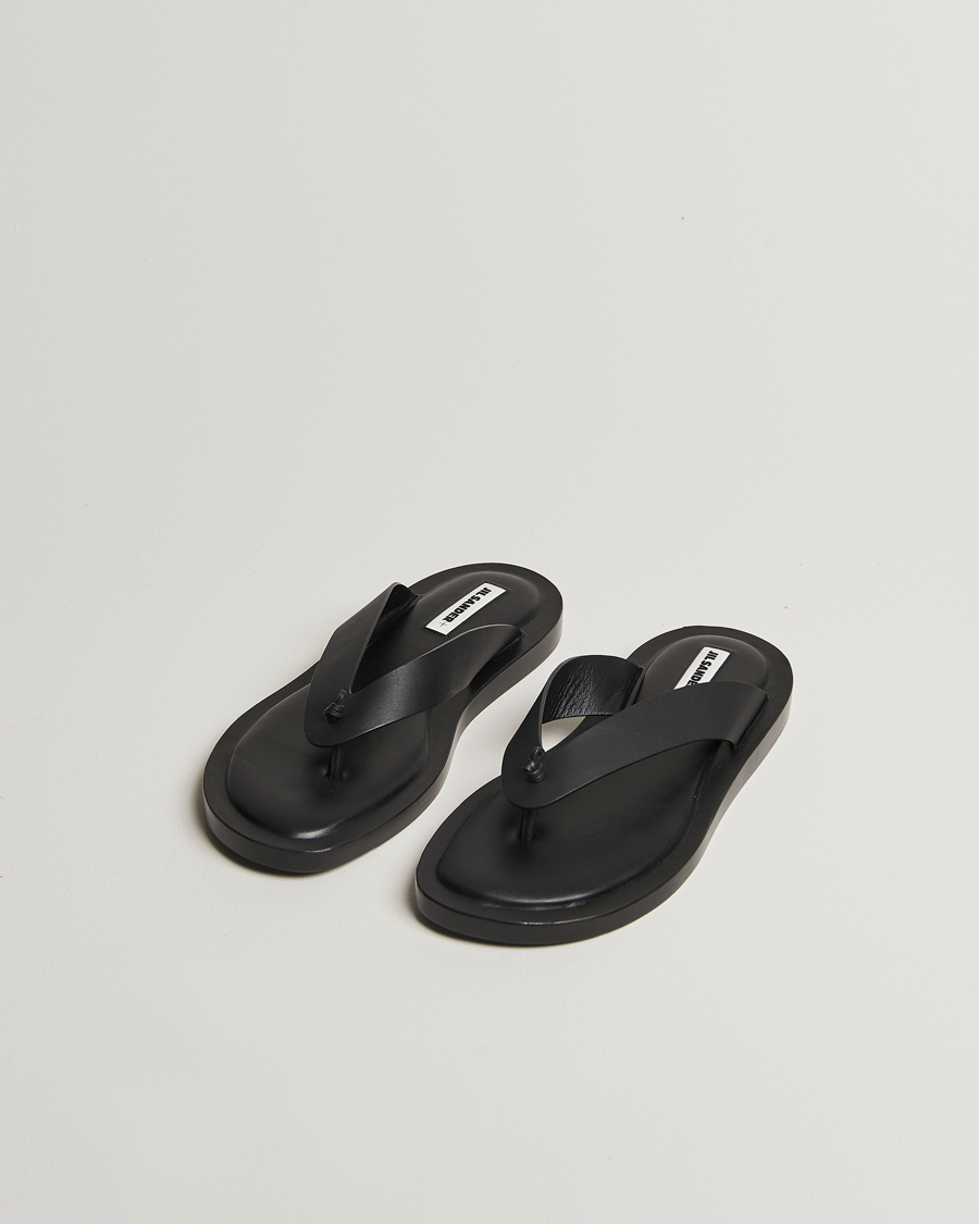 Herr | Jil Sander Leather Sandals Black | Jil Sander | Leather Sandals Black