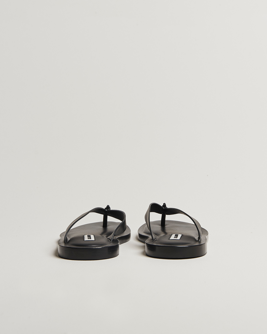 Herr | Jil Sander Leather Sandals Black | Jil Sander | Leather Sandals Black