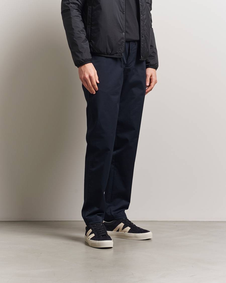 Herr | Byxor | Moncler | Drawstring Pants Navy