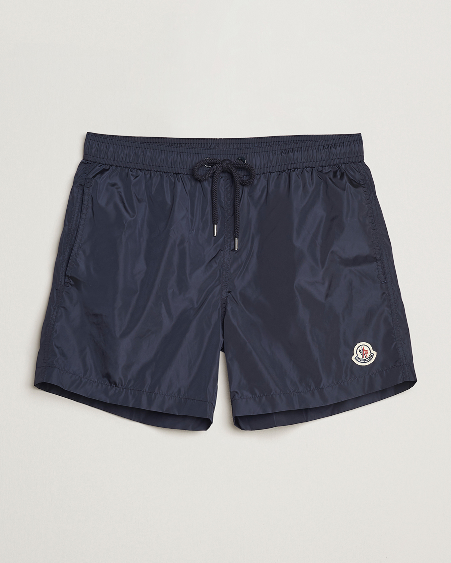 Herr | Badbyxor | Moncler | Nylon Swim Shorts Navy