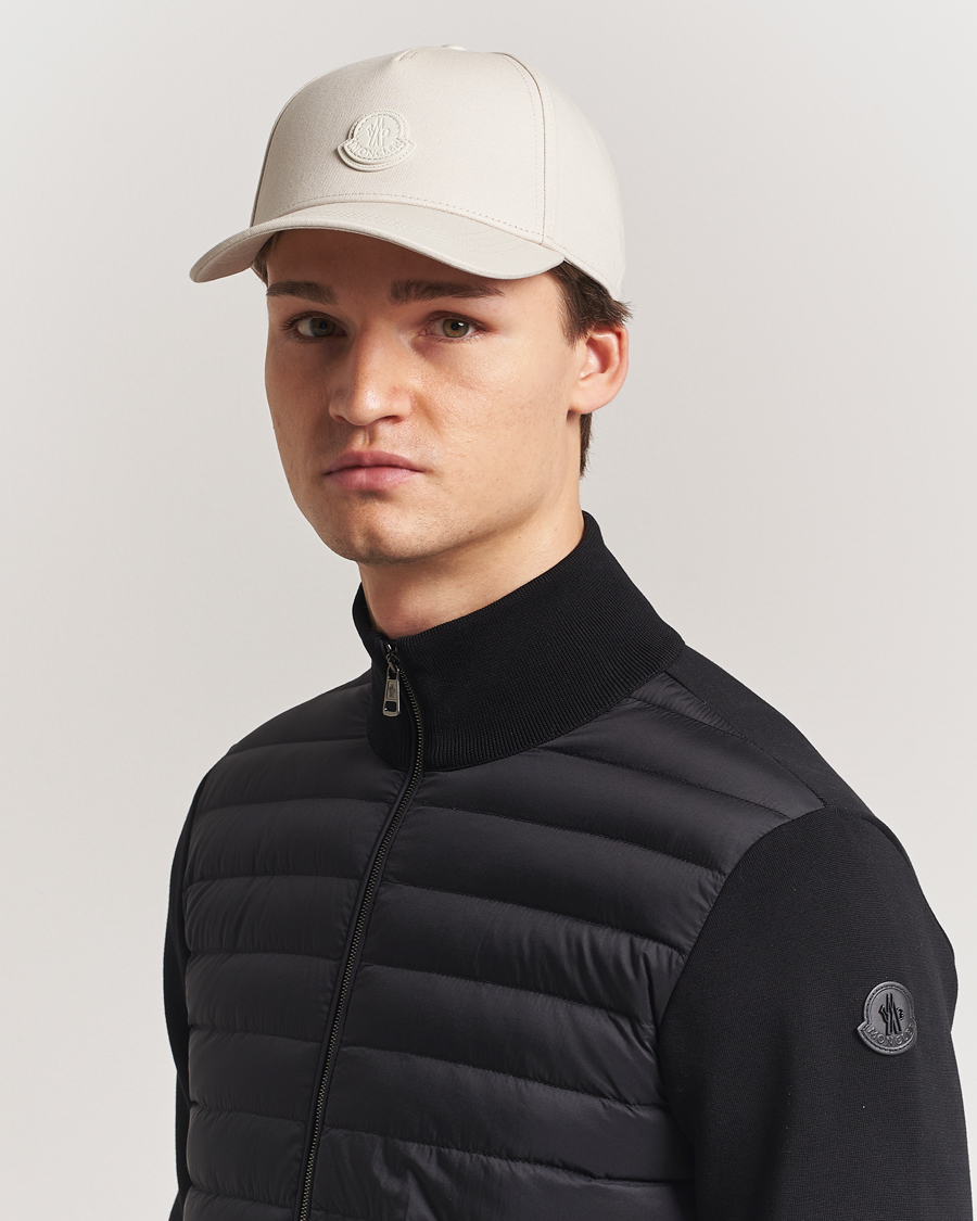 Herr | Hattar & kepsar | Moncler | Tonal Logo Cap Beige