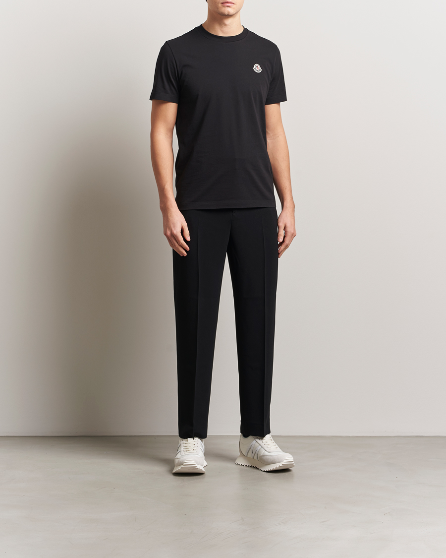 Herr | T-Shirts | Moncler | 3-pack Logo T-Shirts Black