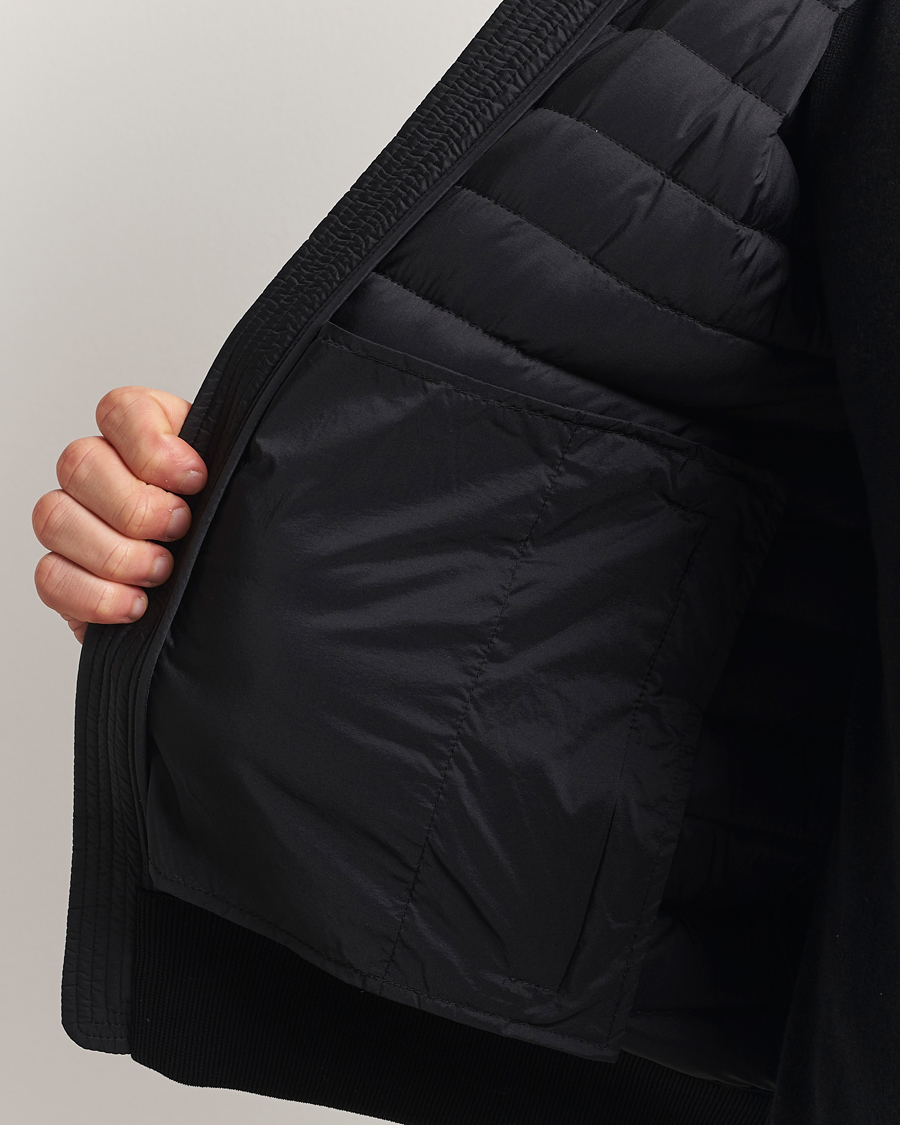 Herr | Tröjor | Moncler | Hybrid Zip Cardigan Black