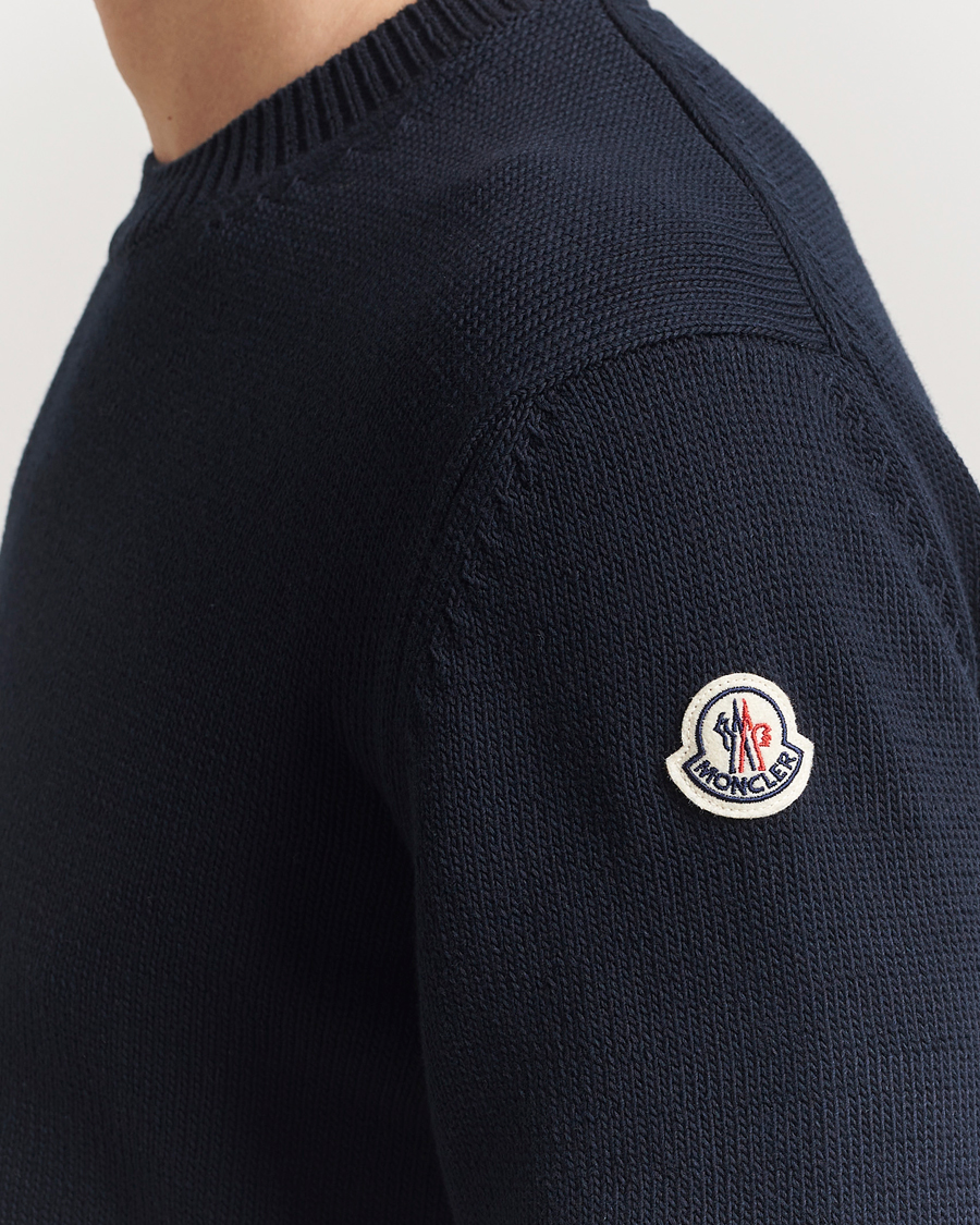 Herr | Tröjor | Moncler | Crew Neck Sweater Navy