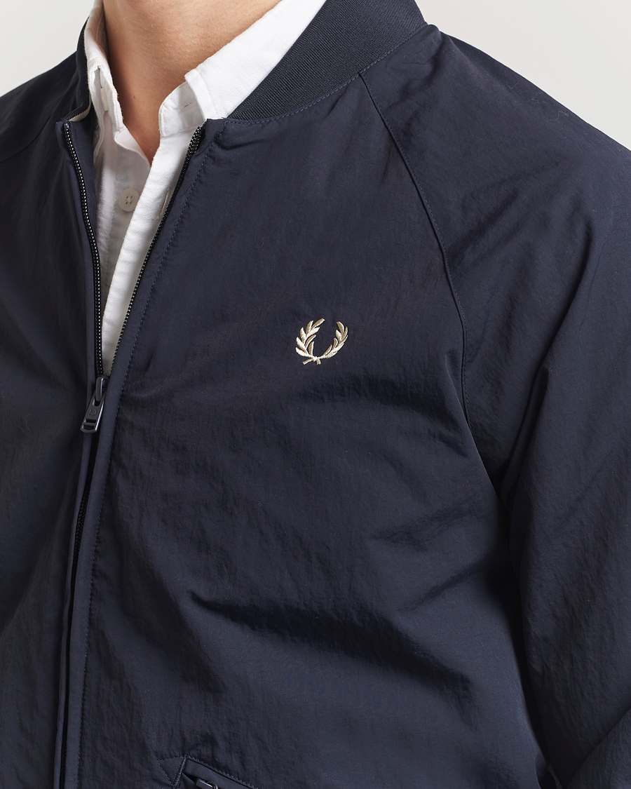 Herr | Jackor | Fred Perry | Textured Tennis Bomber Jacket Navy