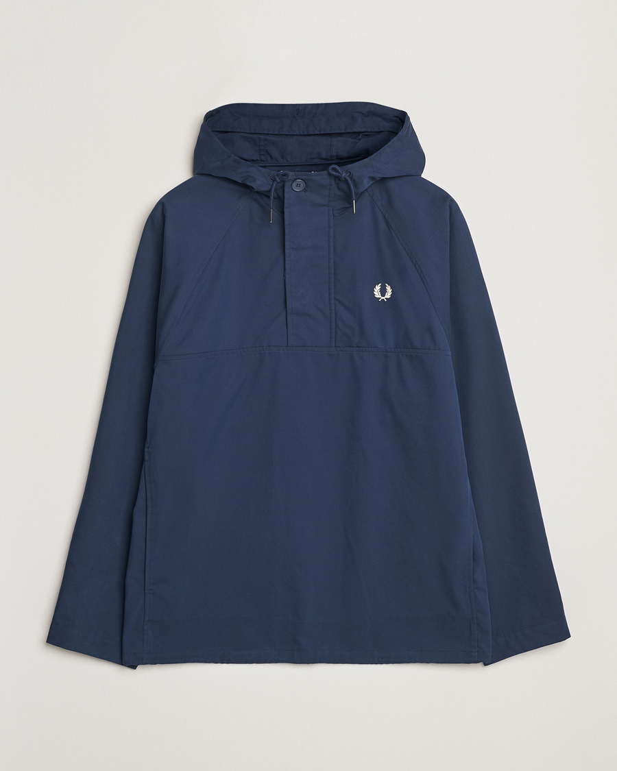 Herr | Jackor | Fred Perry | Smock Hooded Anorak Tennis Blue