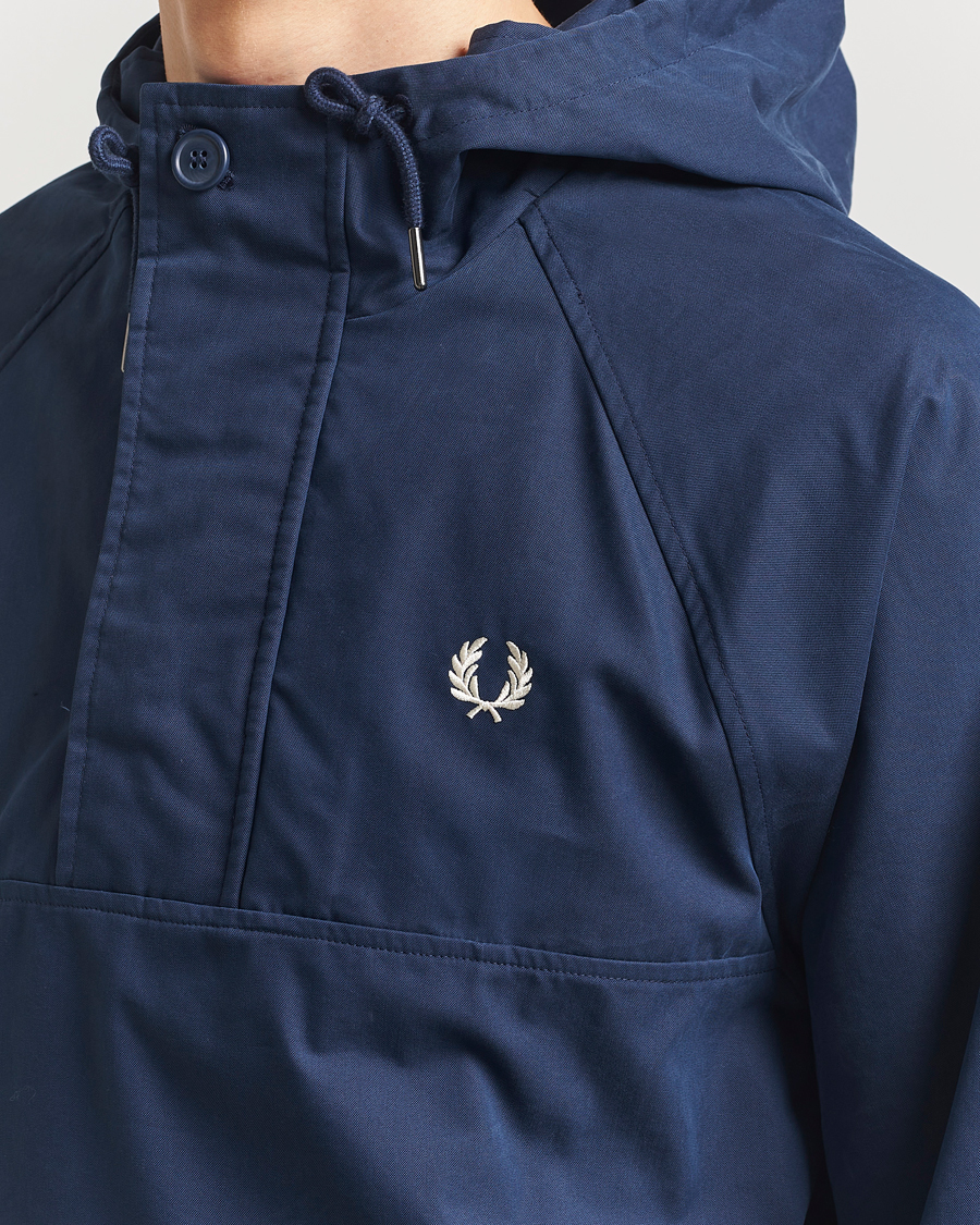 Herr | Jackor | Fred Perry | Smock Hooded Anorak Tennis Blue