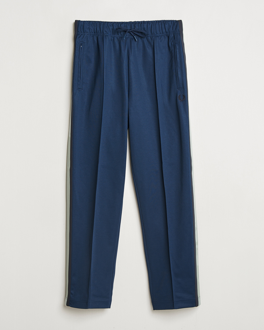 Herr | Byxor | Fred Perry | Two Color Taped Track Pants Tennis Blue