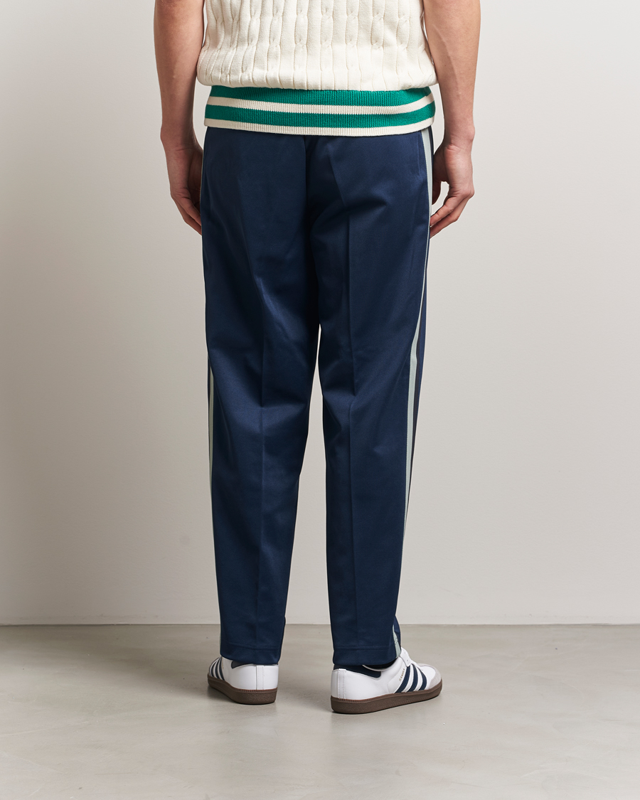 Herr | Byxor | Fred Perry | Two Color Taped Track Pants Tennis Blue