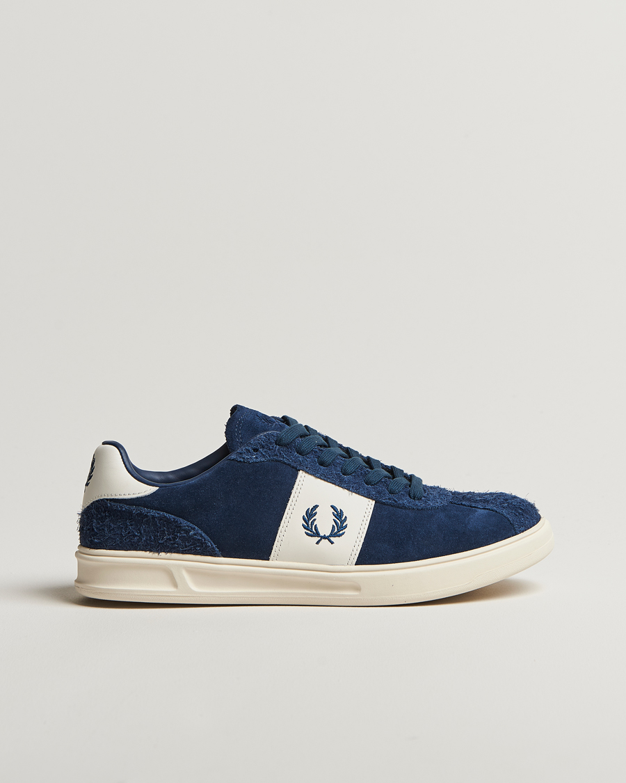 Herr | Fred Perry B4 Suede Sneaker Tennis Blue | Fred Perry | B4 Suede Sneaker Tennis Blue