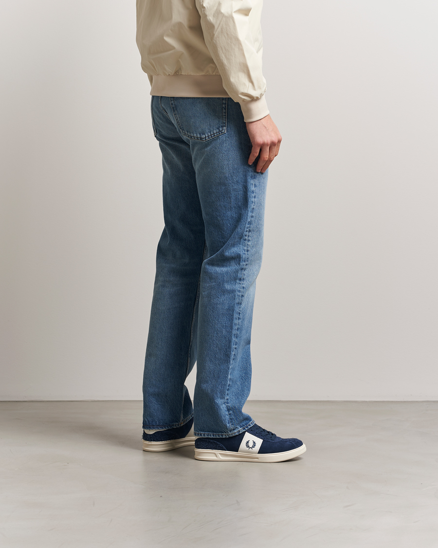Herr | Fred Perry B4 Suede Sneaker Tennis Blue | Fred Perry | B4 Suede Sneaker Tennis Blue