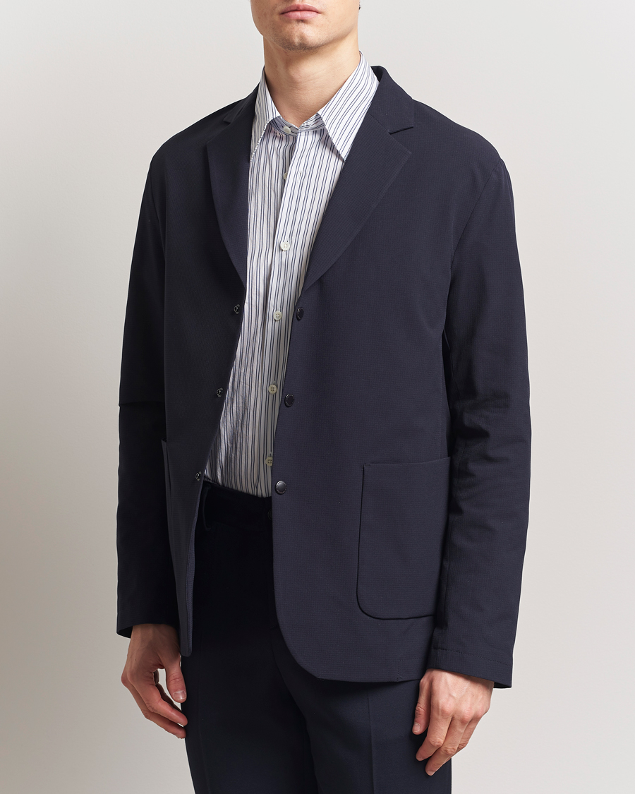Herr | Kavajer | J.Lindeberg | Barry Oxy Tech Blazer Navy