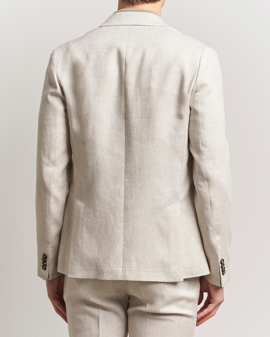 Herr | Kavajer | J.Lindeberg | Elton Unlined Super Linen Blazer Moonbeam