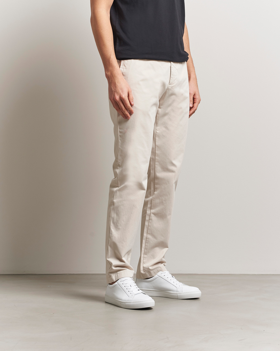 Herr | Byxor | J.Lindeberg | Ched Cloud Satin Pants Moonbeam