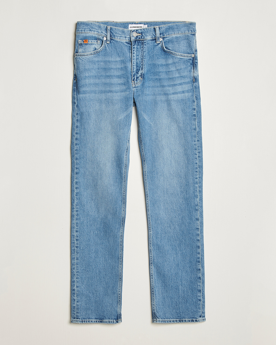 Herr | Jeans | J.Lindeberg | Jax Light Wash Slim Jeans Light Blue