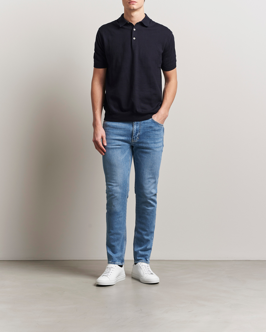 Herr | Jeans | J.Lindeberg | Jax Light Wash Slim Jeans Light Blue