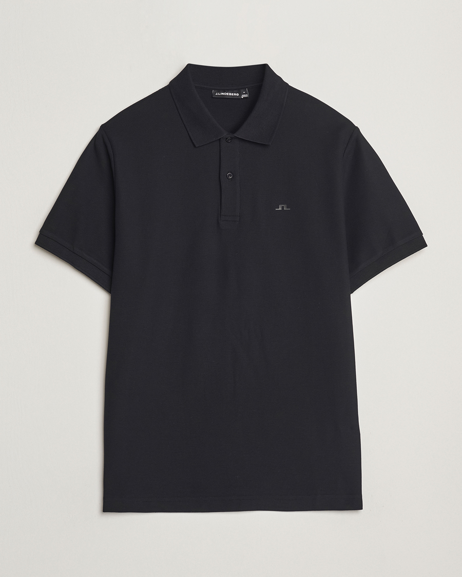Herr | Pikéer | J.Lindeberg | Rudy Polo Pique Black