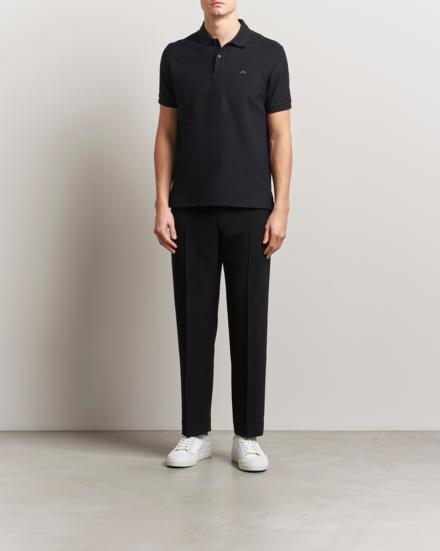 Herr | Pikéer | J.Lindeberg | Rudy Polo Pique Black