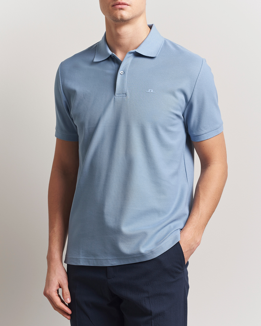 Herr | Pikéer | J.Lindeberg | Rudy Polo Pique Rain Washed