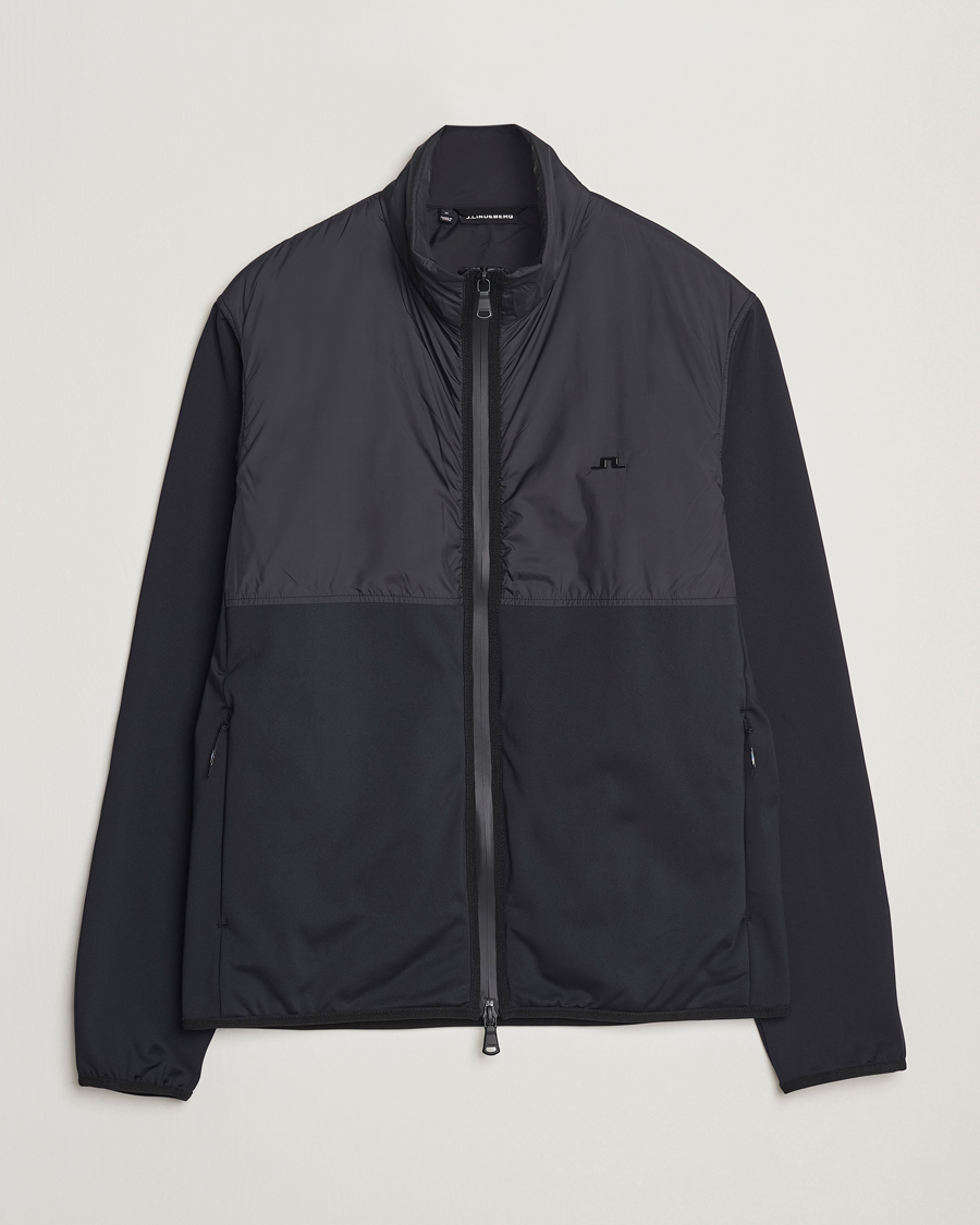 Herr | Tröjor | J.Lindeberg | Dalin Hybrid Jacket Black