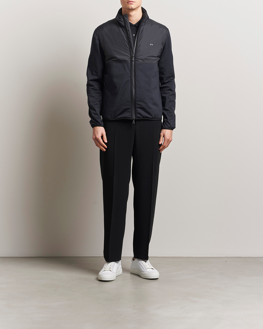 Herr | Tröjor | J.Lindeberg | Dalin Hybrid Jacket Black