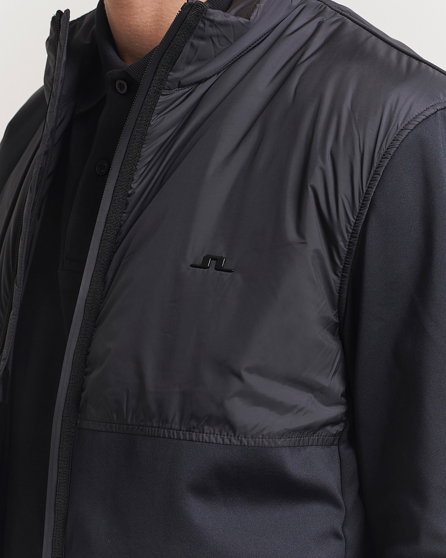 Herr | Tröjor | J.Lindeberg | Dalin Hybrid Jacket Black