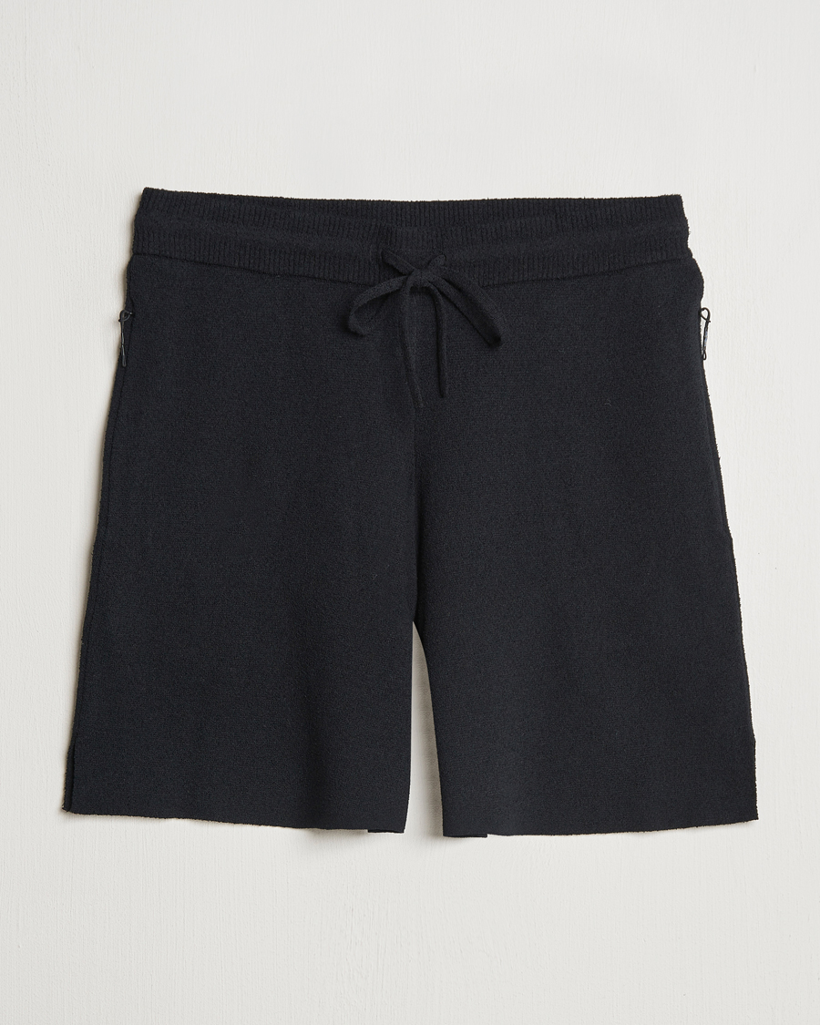 Herr | Shorts | J.Lindeberg | Simon Knitted Boucle Shorts Black