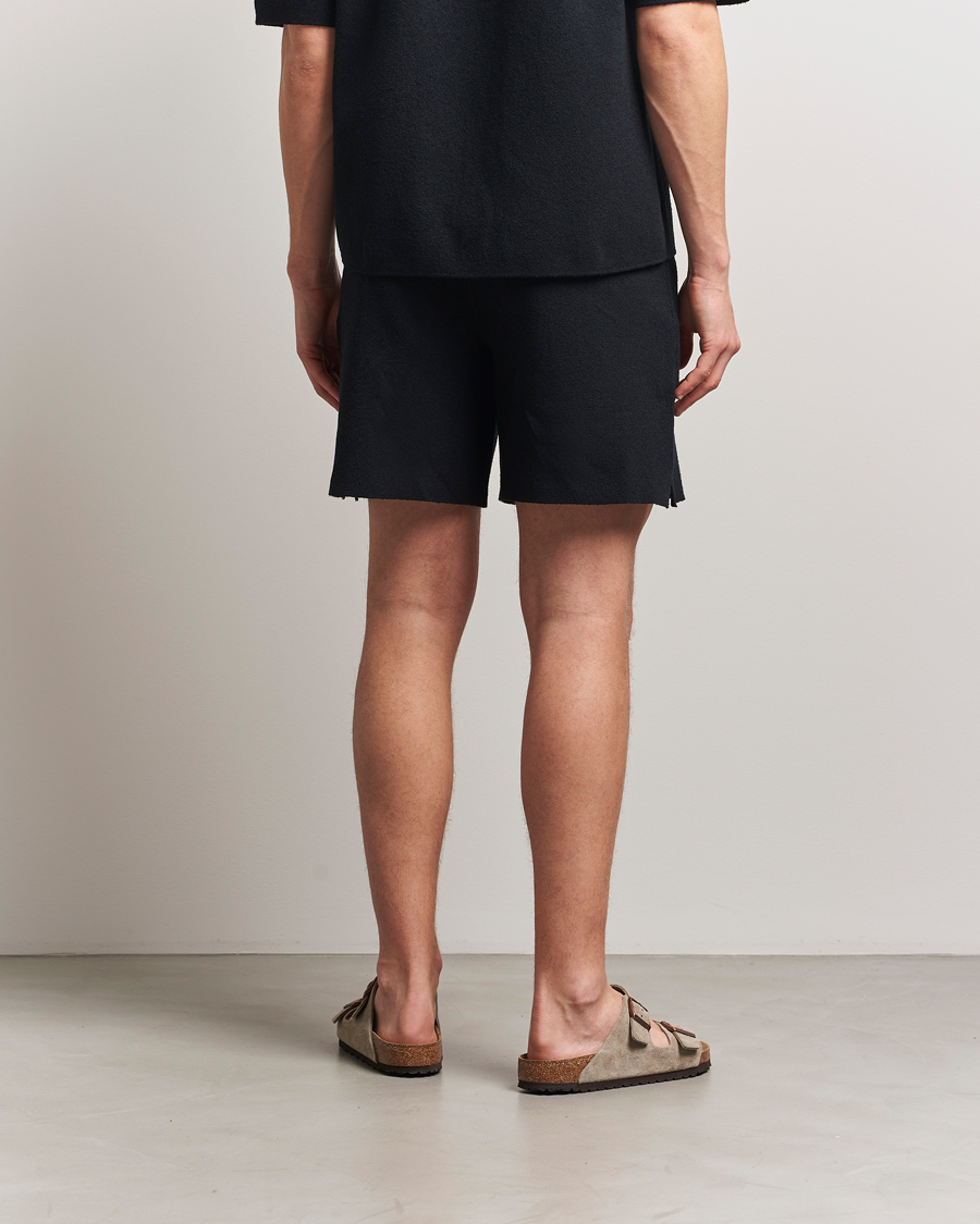 Herr | Shorts | J.Lindeberg | Simon Knitted Boucle Shorts Black