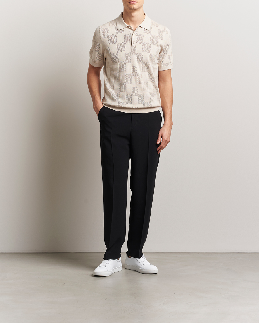 Herr | Pikéer | J.Lindeberg | Reymond Stacked Bridge Polo Moonbeam