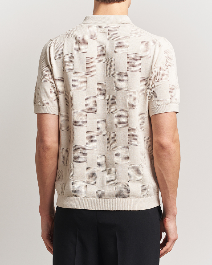 Herr | Pikéer | J.Lindeberg | Reymond Stacked Bridge Polo Moonbeam