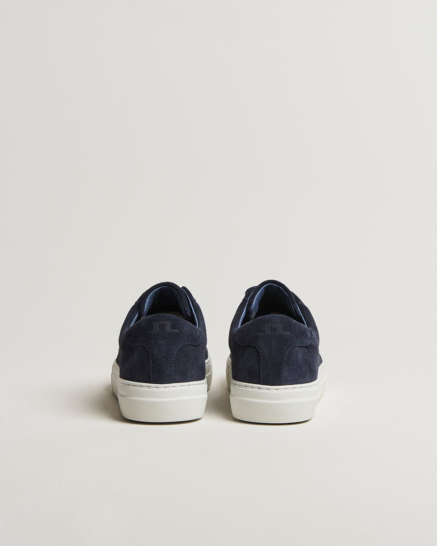 Herr | Sneakers | J.Lindeberg | Art Signature Suede Sneaker Navy