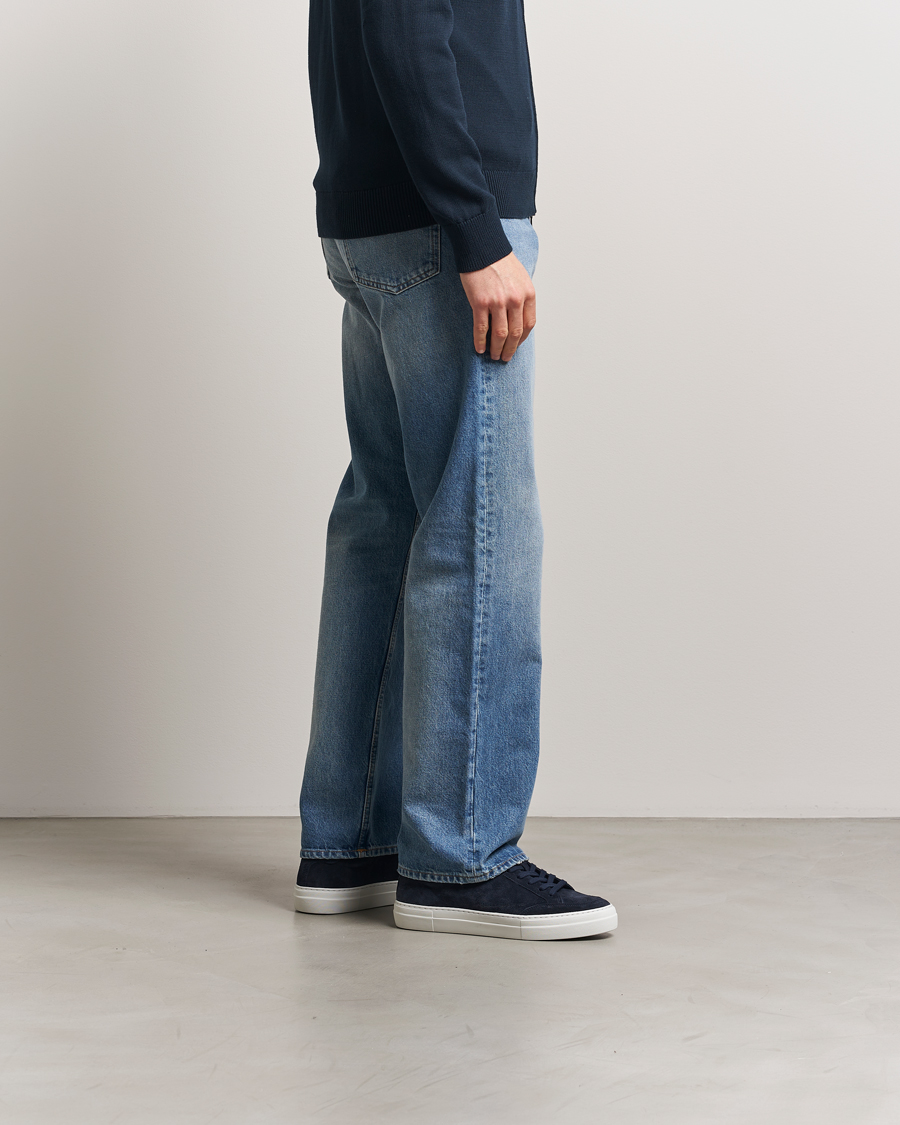 Herr | Sneakers | J.Lindeberg | Art Signature Suede Sneaker Navy