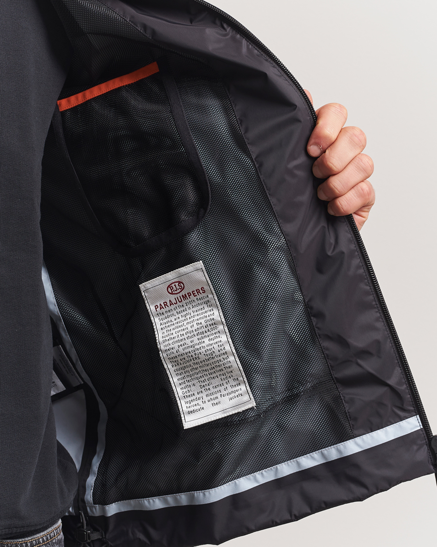 Herr | Jackor | Parajumpers | Aso Rain Hooded Jacket Black
