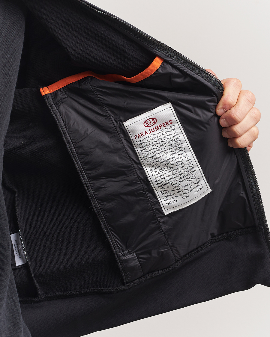 Herr | Jackor | Parajumpers | London Hybrid Fleece Jacket Black