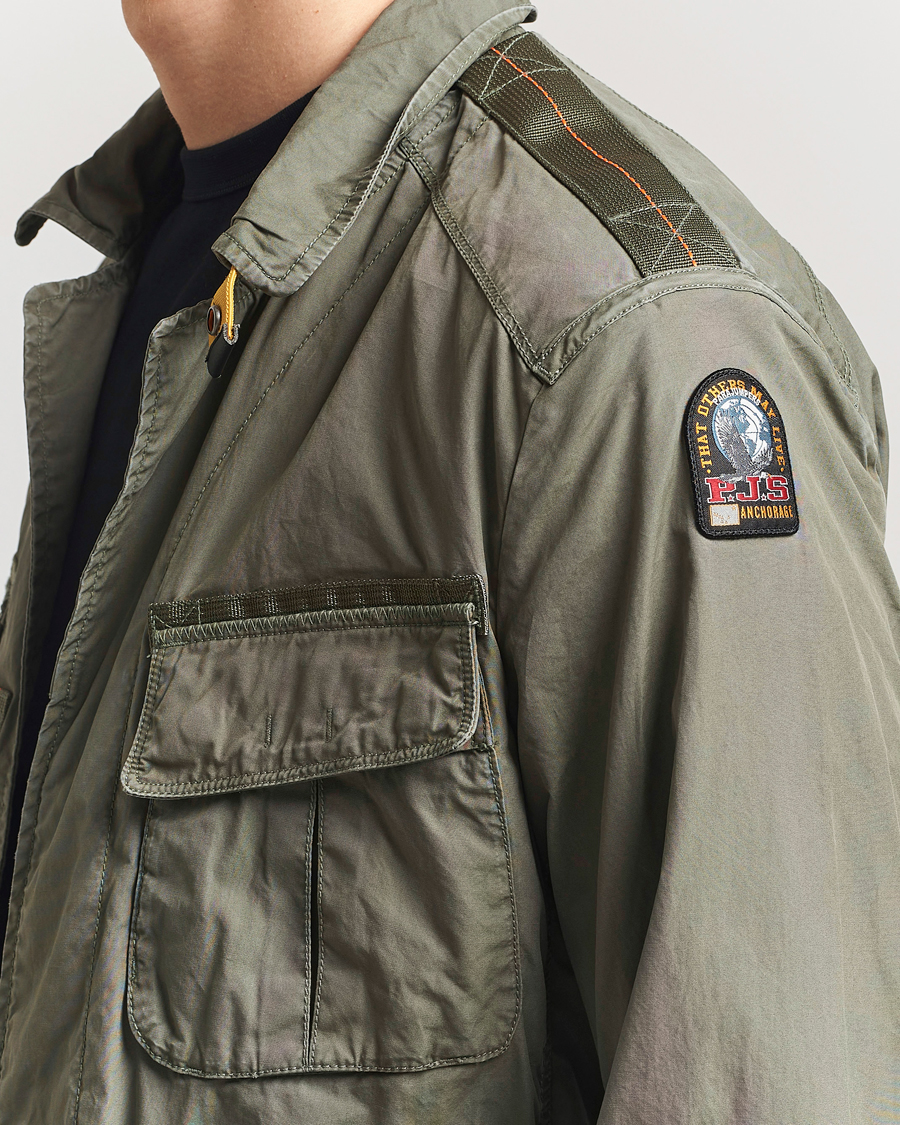 Herr | Jackor | Parajumpers | Oswin Havana Cloth Shirt Jacket Thyme Green