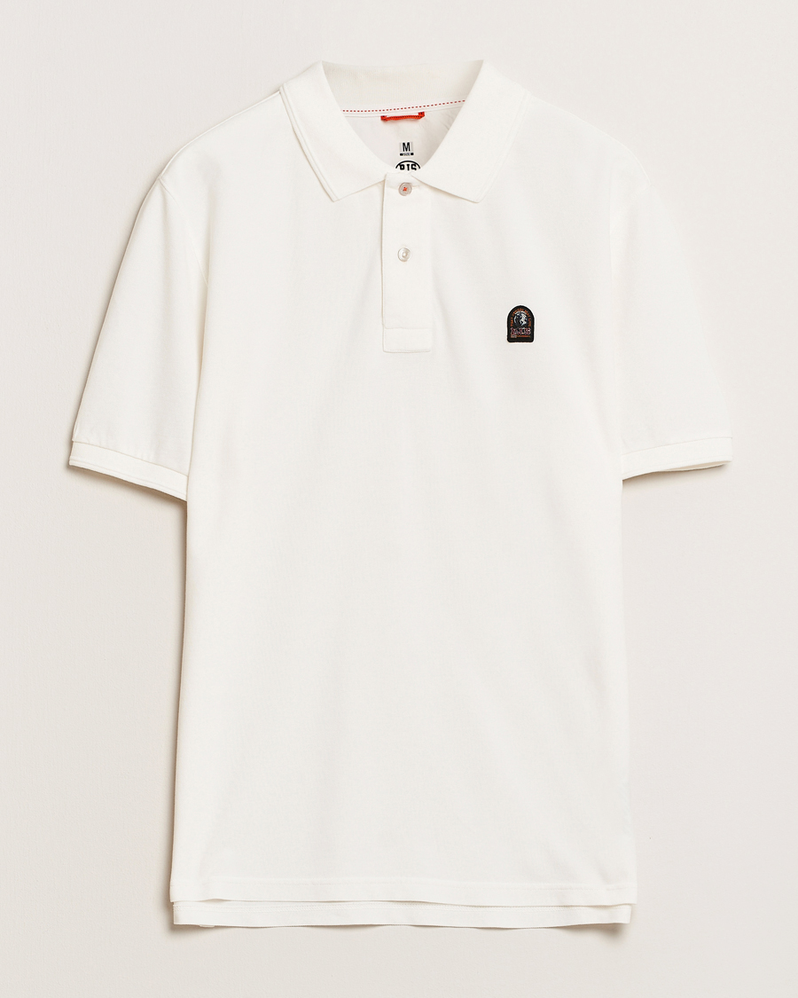 Herr | Pikéer | Parajumpers | Patch Polo White